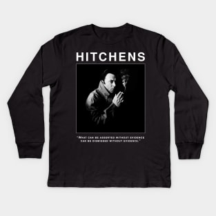 Christopher Hitchens Kids Long Sleeve T-Shirt